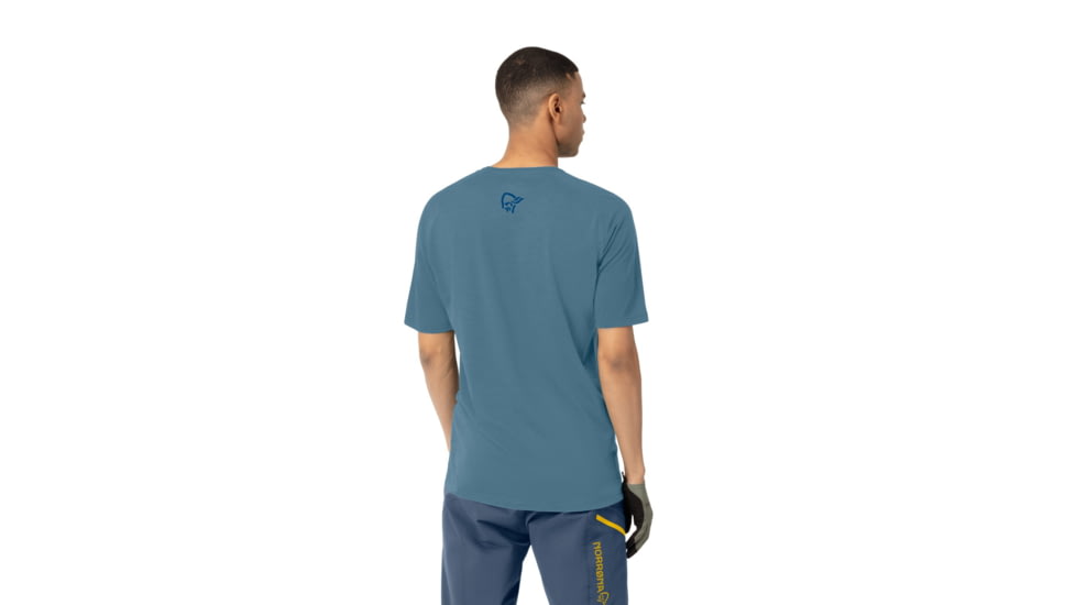 Norrona Fjora Wool T-Shirt - Mens, Trooper, Large, 2224-21-8016-L