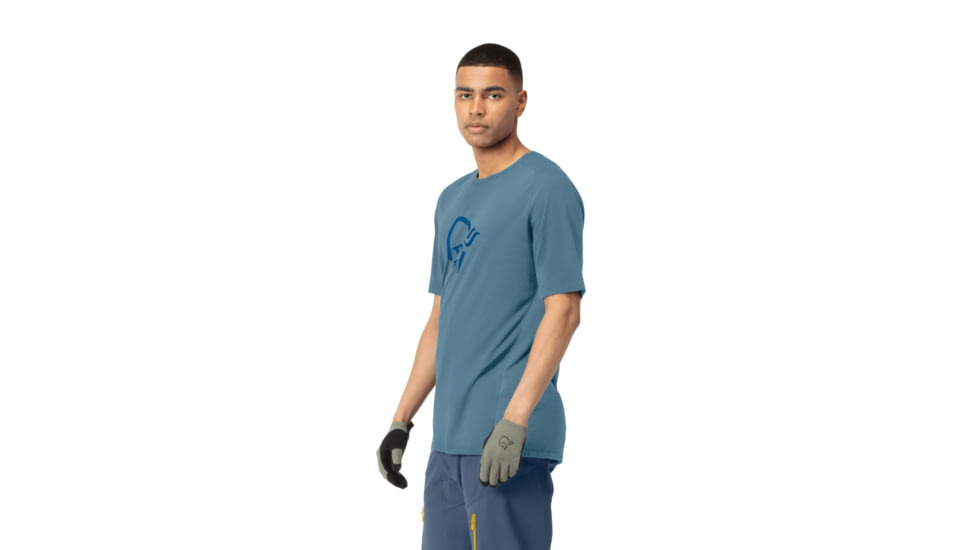 Norrona Fjora Wool T-Shirt - Mens, Trooper, Large, 2224-21-8016-L