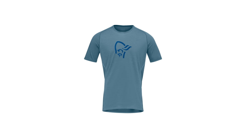 Norrona Fjora Wool T-Shirt - Mens, Trooper, Large, 2224-21-8016-L