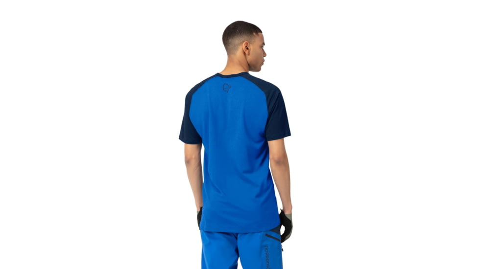 Norrona Fjr Equaliser Lightweight T-Shirt - Mens, Olympian Blue/Indigo Night, Medium, 7042698437228