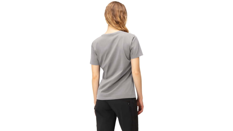 Norrona Icons T-Shirt - Womens, Grey Melange, Small, 3405-23 8870 S