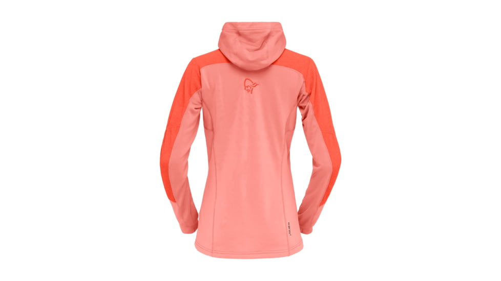 Norrona Lofoten Thermal Pro Hood - Womens, Orange Alert/Peach Amber, Small, 1003-22 5628 S