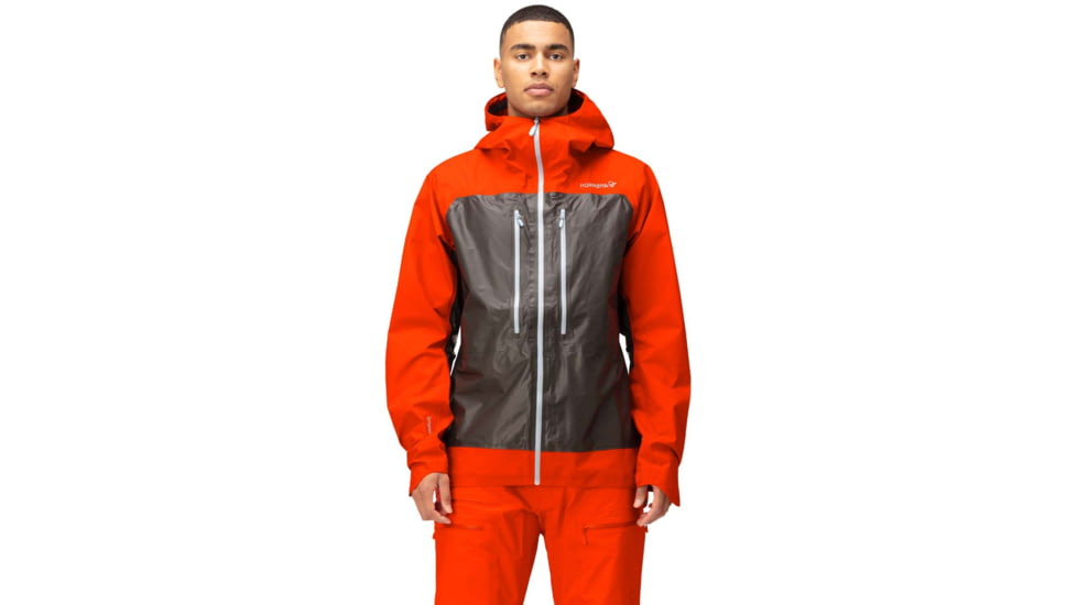 Norrona Lyngen Gore-Tex Active Jacket - Mens, Arednalin/Peat, M, 2016-22-5648-M