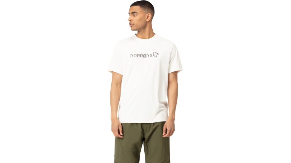 Norrona Tech Norrona T-Shirt - Men's, Snowdrop, Large, 5224-21 9940 L