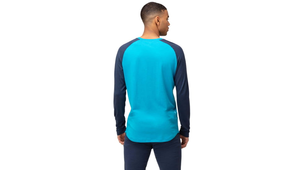 Norrona PureUll Norrona Long Sleeve - Mens, Hawaiian Surf/Indigo Night, 2XL, 5262-21 6609 XXL