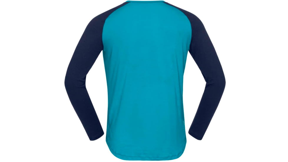 Norrona PureUll Norrona Long Sleeve - Mens, Hawaiian Surf/Indigo Night, 2XL, 5262-21 6609 XXL