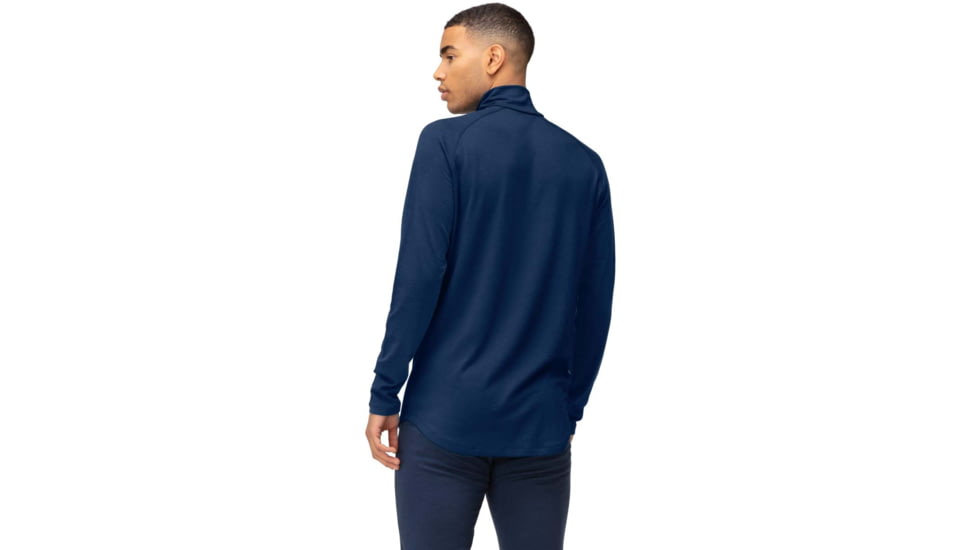 Norrona PureUll Norrona Zip Neck Shirt - Mens, Indigo Night, Large, 5270-21 2295 L
