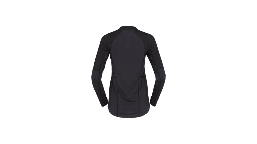 Norrona Senja Equaliser Lightweight Long Sleeve Shirt - Womens, Caviar, Medium, 5824-23-7718-M