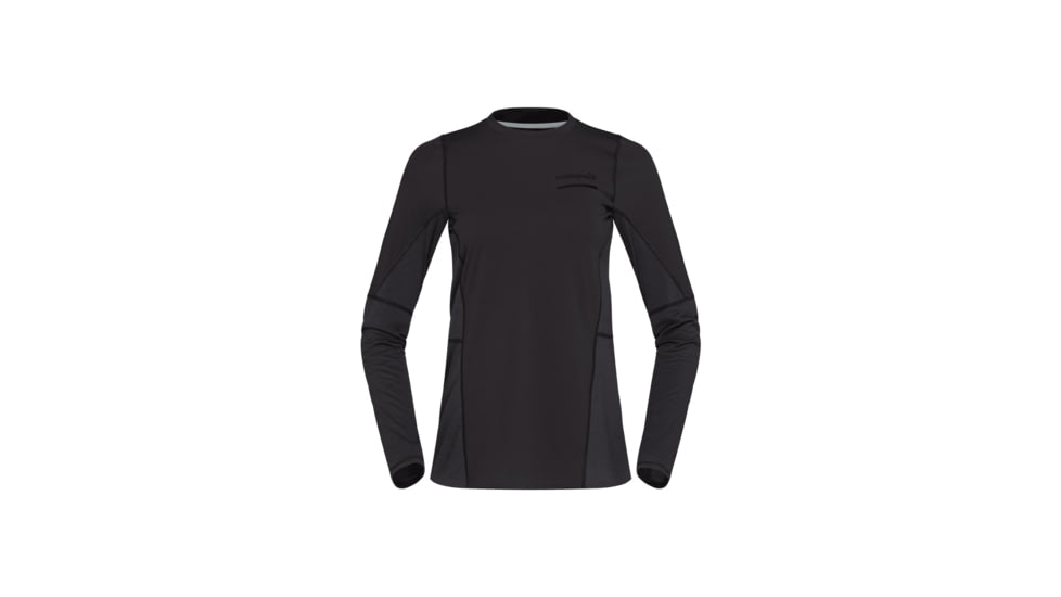 Norrona Senja Equaliser Lightweight Long Sleeve Shirt - Womens, Caviar, Medium, 5824-23-7718-M