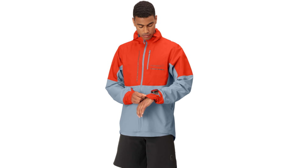 Norrona Senja Gore-Tex Active Jacket - Mens, Arednalin Red/Blue Fog, Large, 5803-23 5652 L