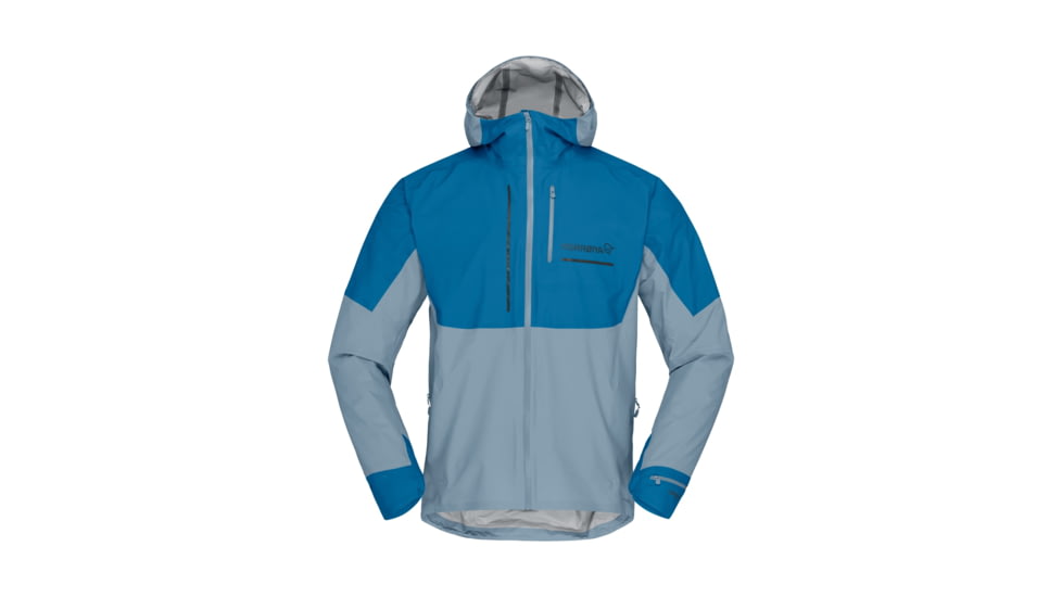 Norrona Senja Gore-Tex Active Jacket - Mens, Mykonos Blue/Blue Fog, Extra Large, 5803-23-6012-XL