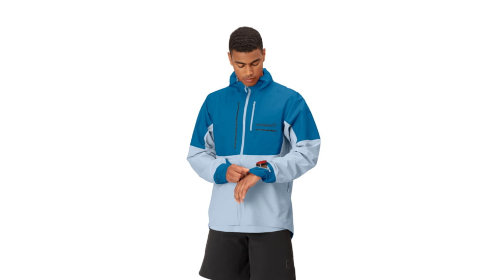 Norrona Senja Gore-Tex Active Jacket - Mens, Mykonos Blue/Blue Fog, Extra Large, 5803-23-6012-XL