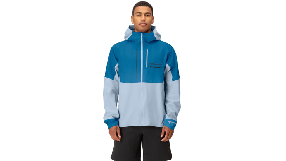 Norrona Senja Gore-Tex Active Jacket - Mens, Mykonos Blue/Blue Fog, Extra Large, 5803-23-6012-XL