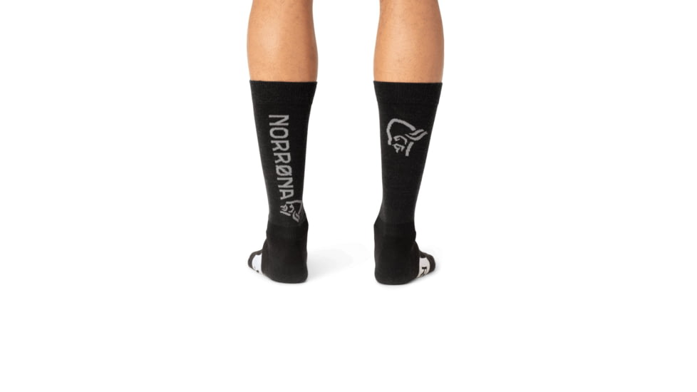 Norrona Senja Merino Lightweight Long Socks, Caviar, 40-42, 5802-23-7718-40-42
