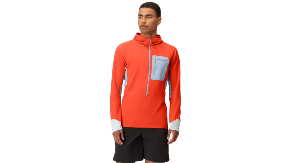Norrona Senja Warm One Hoody - Mens, Arednalin Red, Small, 5818-23 5630 S