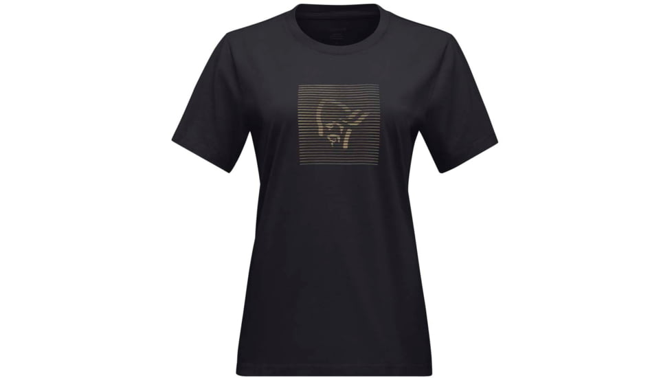 Norrona Shutter T-Shirt - Womens, Caviar Black, Large, 3409-22 7718 L