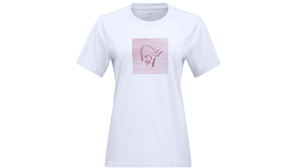 Norrona Shutter T-Shirt - Womens, Pure White, Small, 3409-22 9000 S