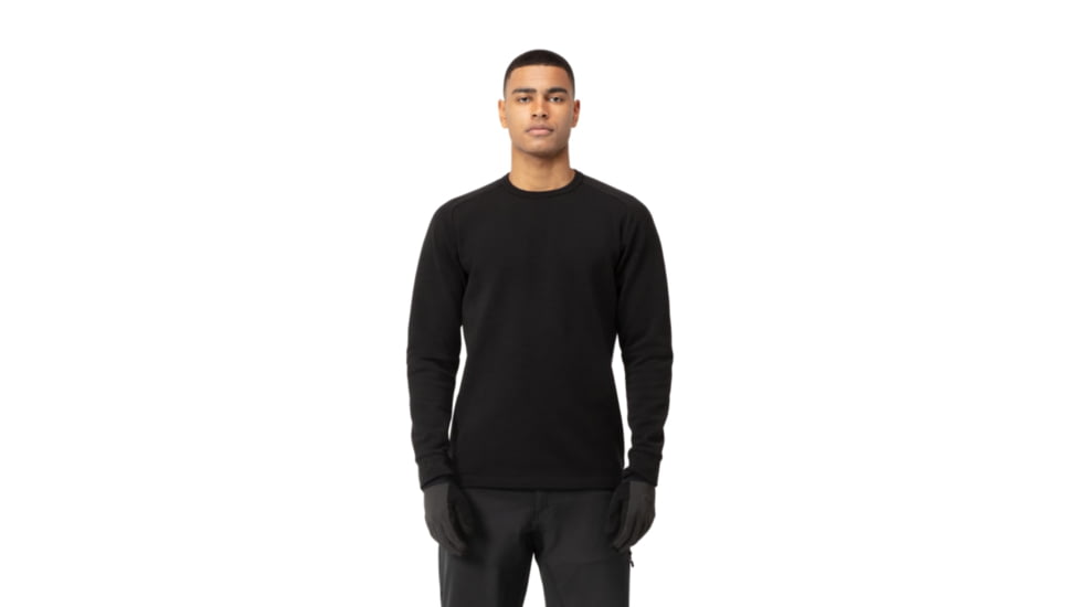Norrona Skibotn Crew Neck Shirt - Mens, Caviar, Medium, 7042698394323