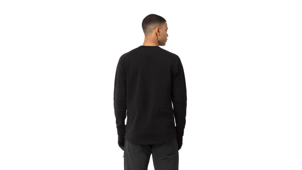 Norrona Skibotn Crew Neck Shirt - Mens, Caviar, Medium, 7042698394323