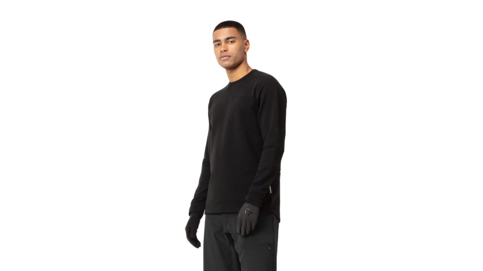 Norrona Skibotn Crew Neck Shirt - Mens, Caviar, Medium, 7042698394323