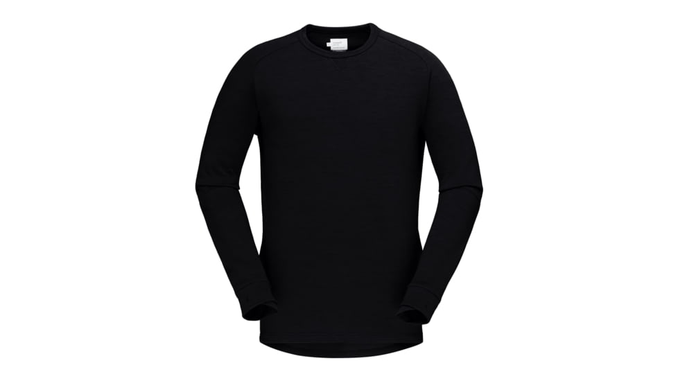 Norrona Skibotn Crew Neck Sweater - Men's, Caviar Black, Medium, 4208-20 7718 M
