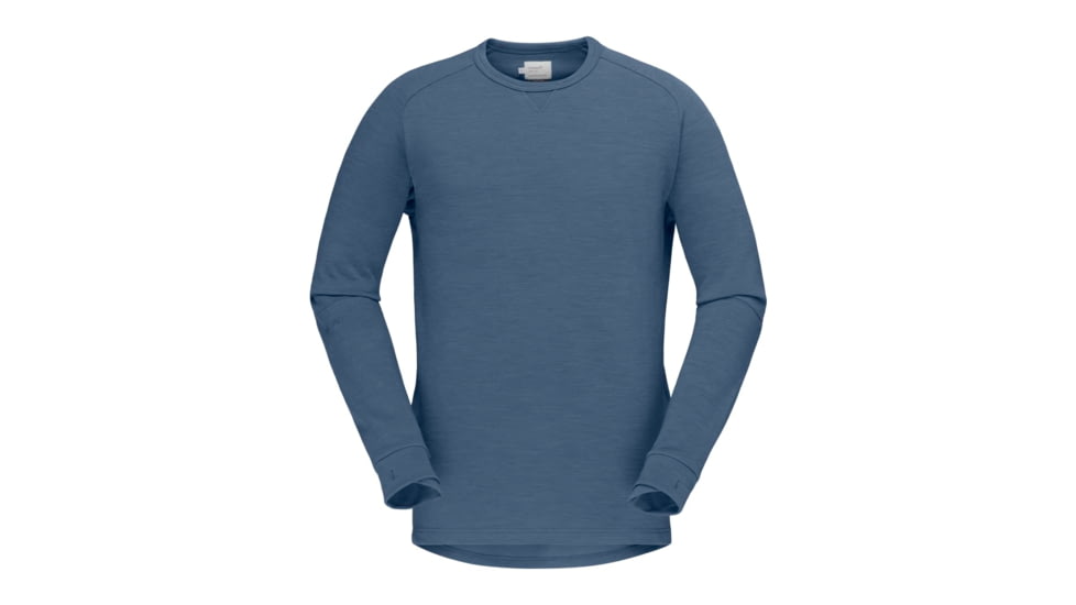 Norrona Skibotn Crew Neck Shirt - Mens, Vintage Indigo, Medium, 7042698438188