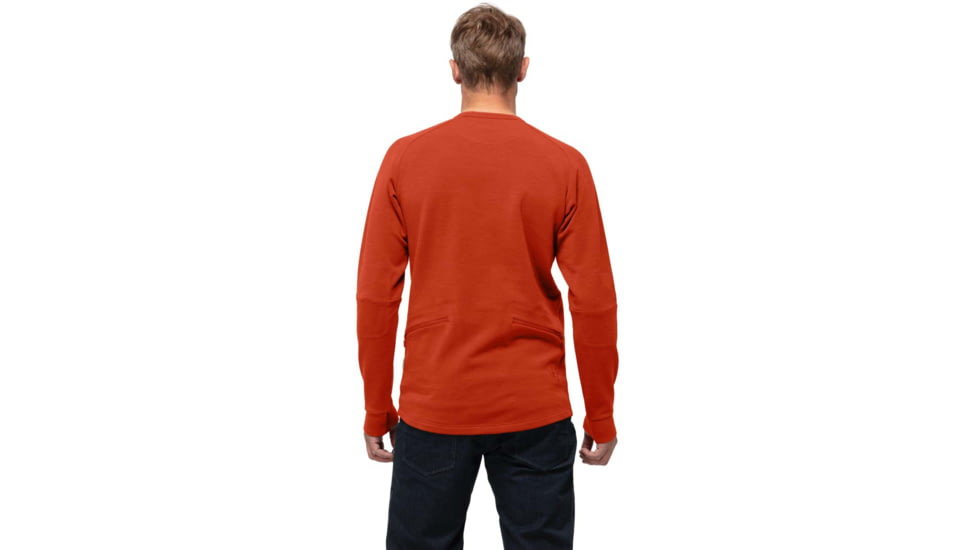 Norrona Skibotn Crew Neck Sweater - Mens, Rooibos Tea, Small, 4208-20 5510 S