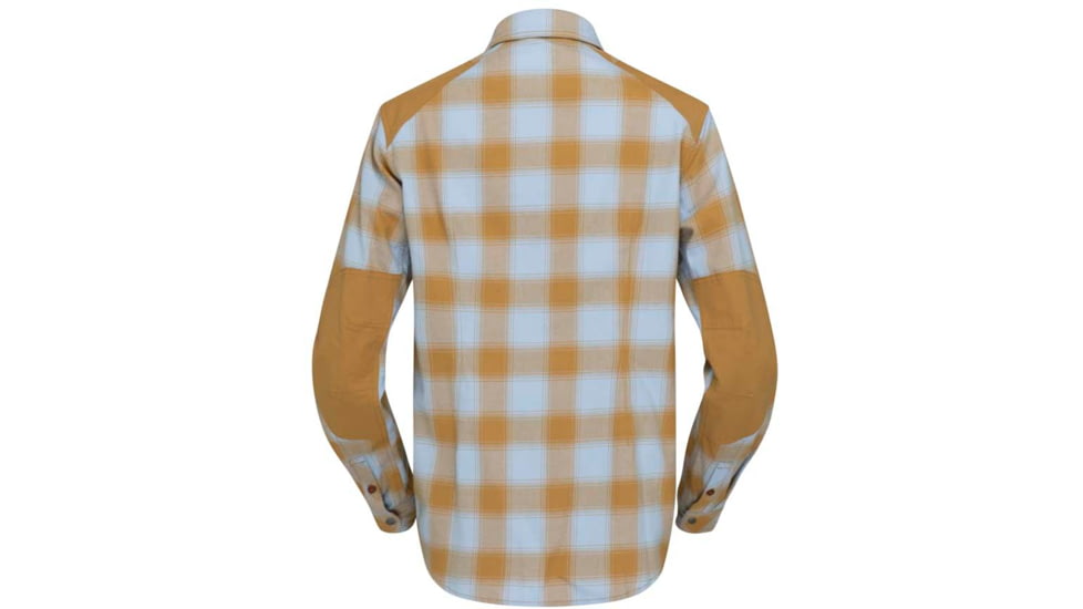 Norrona Svalbard Flannel Shirt - Womens, Blue Fog/Camelflage, Extra Small, 2401-23 6637 XS