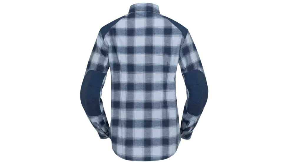 Norrona Svalbard Flannel Shirt - Womens, Blue Fog/Indigo Night, Large, 2401-23 6626 L