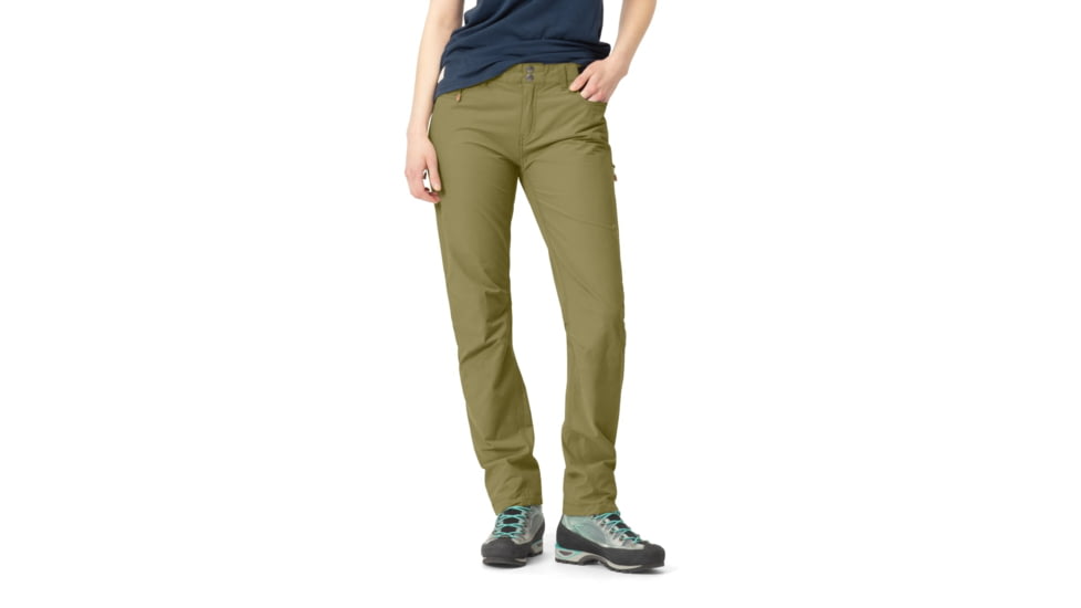 Norrona Svalbard Light Cotton Pants - Womens, Olive Drab, Medium, 7042698433244