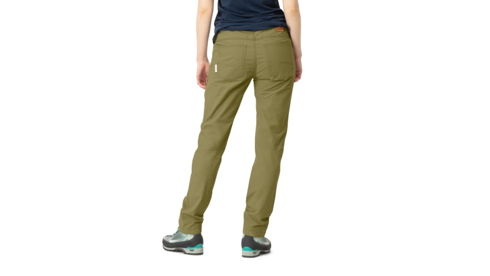 Norrona Svalbard Light Cotton Pants - Womens, Olive Drab, Medium, 7042698433244
