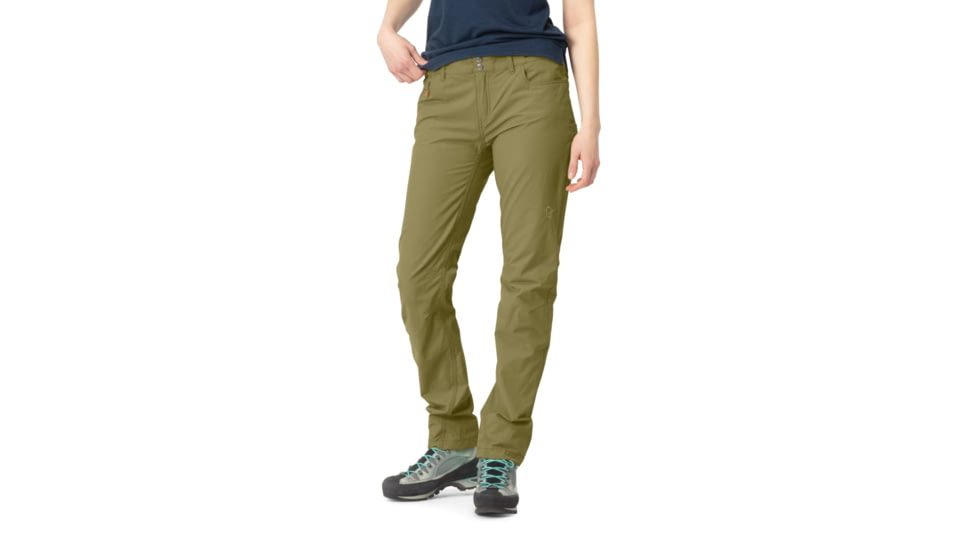 Norrona Svalbard Light Cotton Pants - Womens, Olive Drab, Medium, 7042698433244