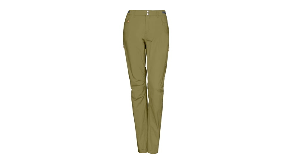 Norrona Svalbard Light Cotton Pants - Womens, Olive Drab, Medium, 7042698433244