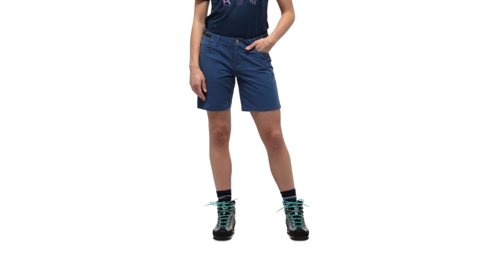Norrona Svalbard Light Cotton Shorts - Womens, Indigo Night, Small, 7042698359148