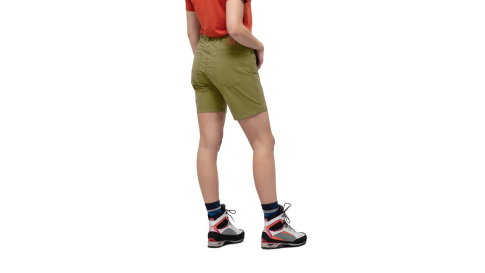 Norrona Svalbard Light Cotton Shorts - Womens, Olive Drab, Extra Small, 7042698433329