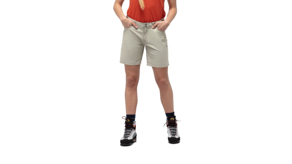 Norrona Svalbard Light Cotton Shorts - Womens, Sandstone, Extra Small, 7042698359193