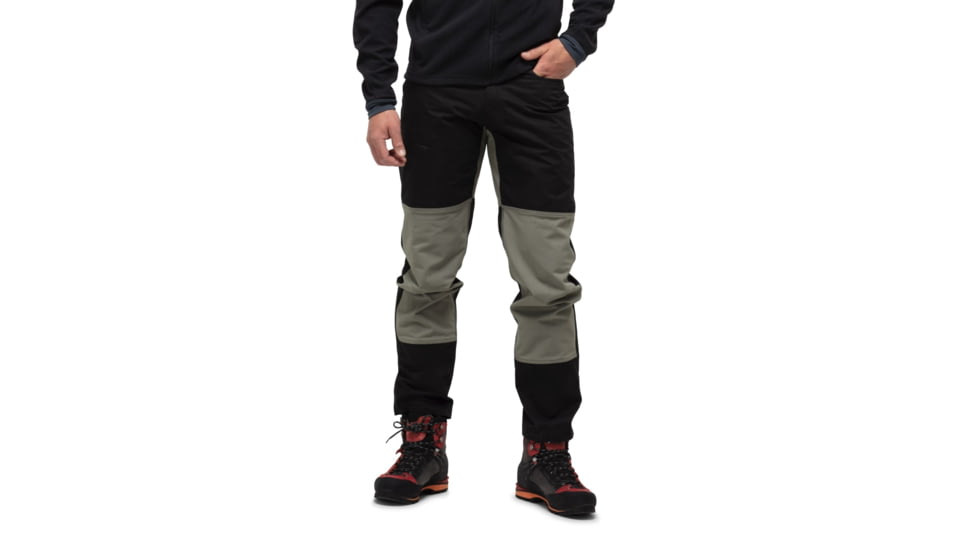 Norrona Svalbard Mid Cotton Pants - Mens, Caviar/Slate Grey, Extra Large, 7042698428691