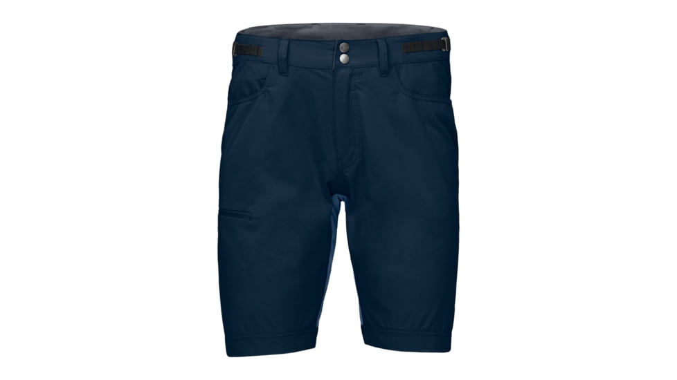 Norrona Svalbard Mid Cotton Shorts - Mens, Indigo Night, 2XL, 7042698428752