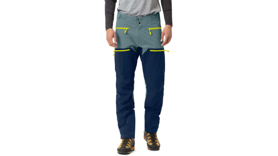 Norrona Trollveggen Flex One Pants - Mens, North Atlantic/Indigo Night, Medium, 1608-22 6630 M