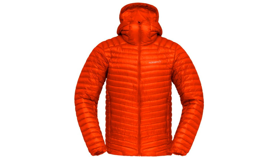 Norrona Trollveggen Superlight Down 850 Hooded Jacket - Mens, Arednalin Red, Large, 1619-22 5630 L