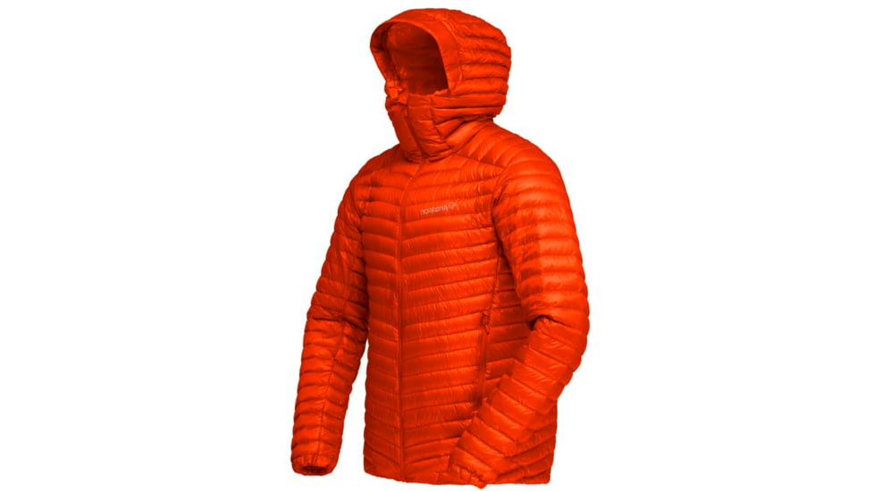 Norrona Trollveggen Superlight Down 850 Hooded Jacket - Mens, Arednalin Red, Large, 1619-22 5630 L