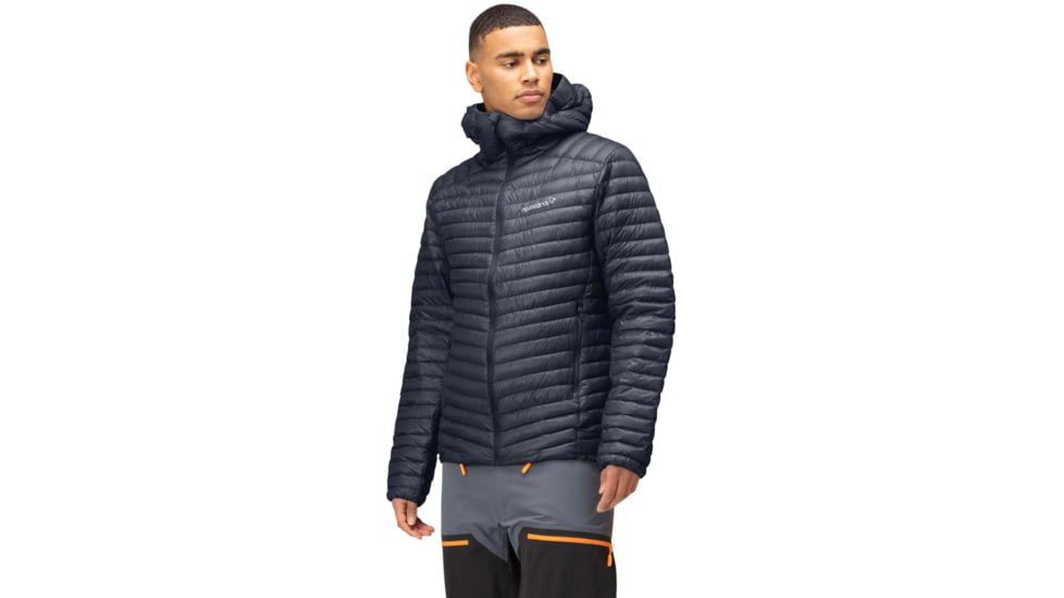 Norrona Trollveggen Superlight Down 850 Hooded Jacket - Mens, Cool Black, Large, 1619-22 7760 L