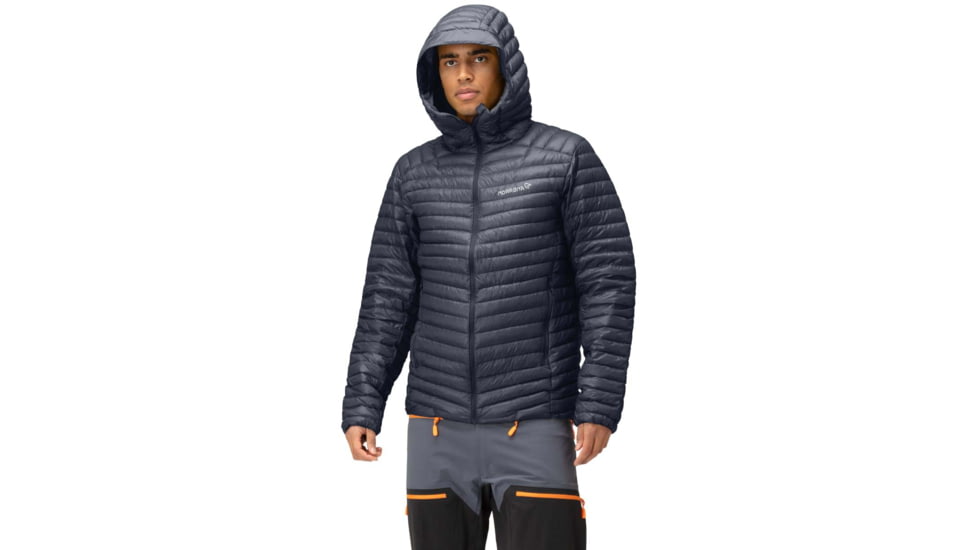 Norrona Trollveggen Superlight Down 850 Hooded Jacket - Mens, Cool Black, Large, 1619-22 7760 L