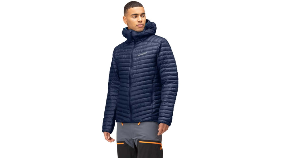 Norrona Trollveggen Superlight Down 850 Hooded Jacket - Mens, Indigo Night, Extra Large, 1619-22 2295 XL