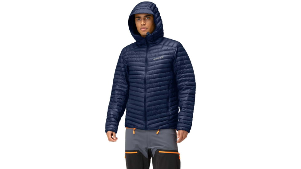 Norrona Trollveggen Superlight Down 850 Hooded Jacket - Mens, Indigo Night, Extra Large, 1619-22 2295 XL