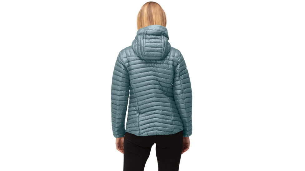 Norrona Trollveggen Superlight Down 850 Hooded Jacket - Womens, North Atlantic, Medium, 1621-22 6614 M