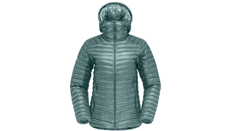 Norrona Trollveggen Superlight Down 850 Hooded Jacket - Womens, North Atlantic, Medium, 1621-22 6614 M
