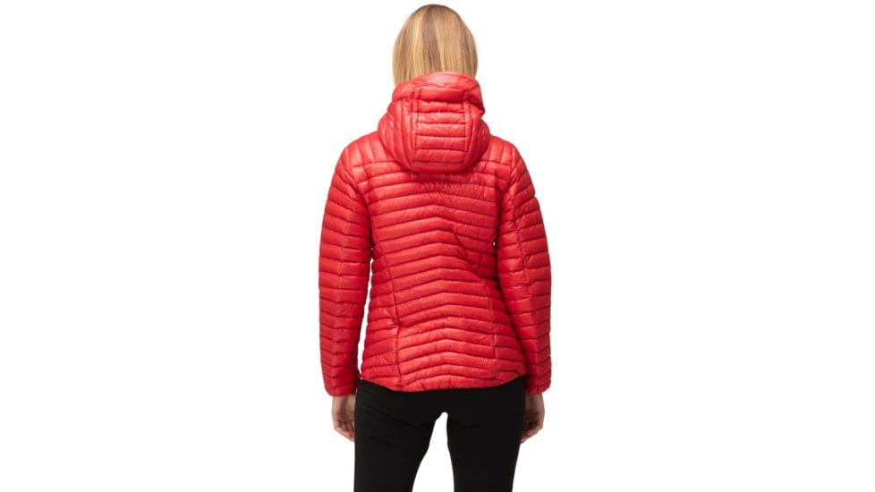 Norrona Trollveggen Superlight Down 850 Hooded Jacket - Womens, True Red, Medium, 1621-22 1105 M