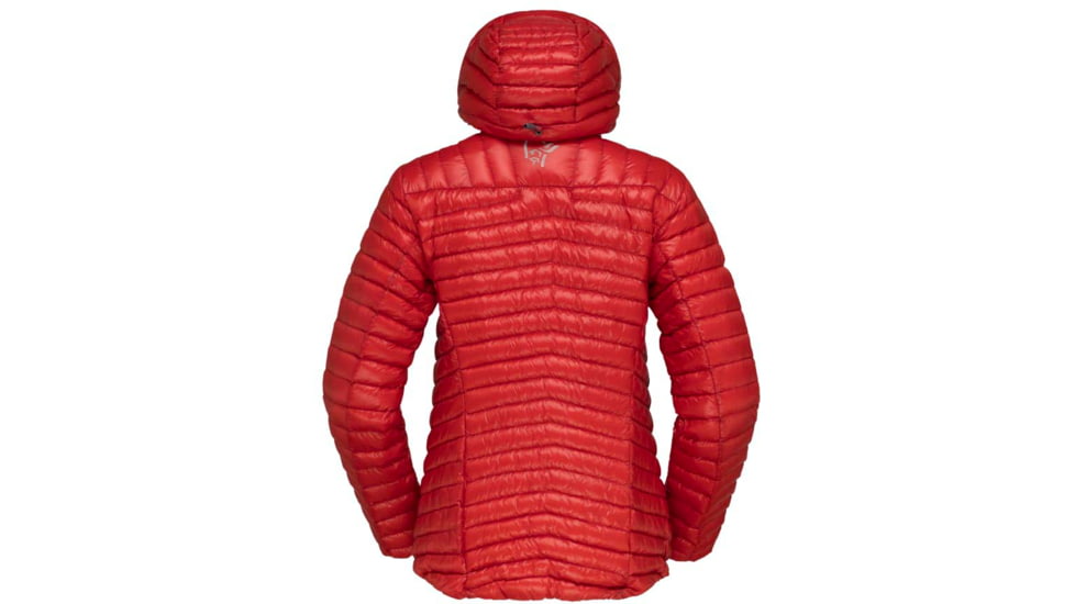 Norrona Trollveggen Superlight Down 850 Hooded Jacket - Womens, True Red, Medium, 1621-22 1105 M