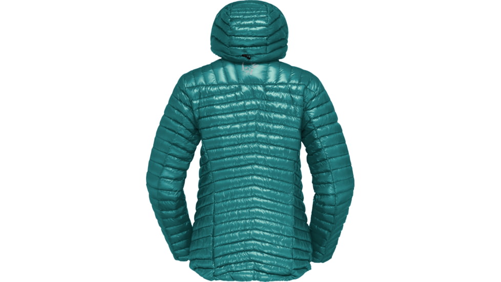 Norrona Trollveggen Superlight Down850 Hood Jacket - Womens, Everglade, Large, 1621-22-3413-L